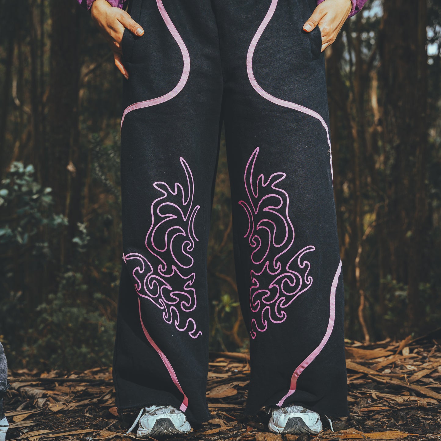 Botanic Graphic Pant- Petal Pink