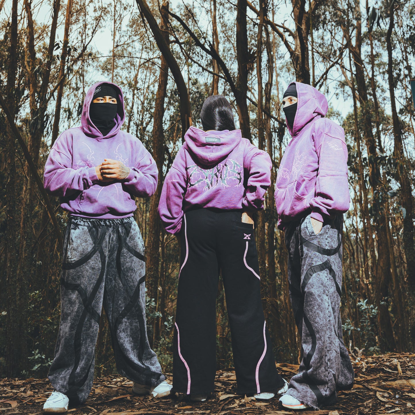 Orchid Hoodie – Purple Acid Wash