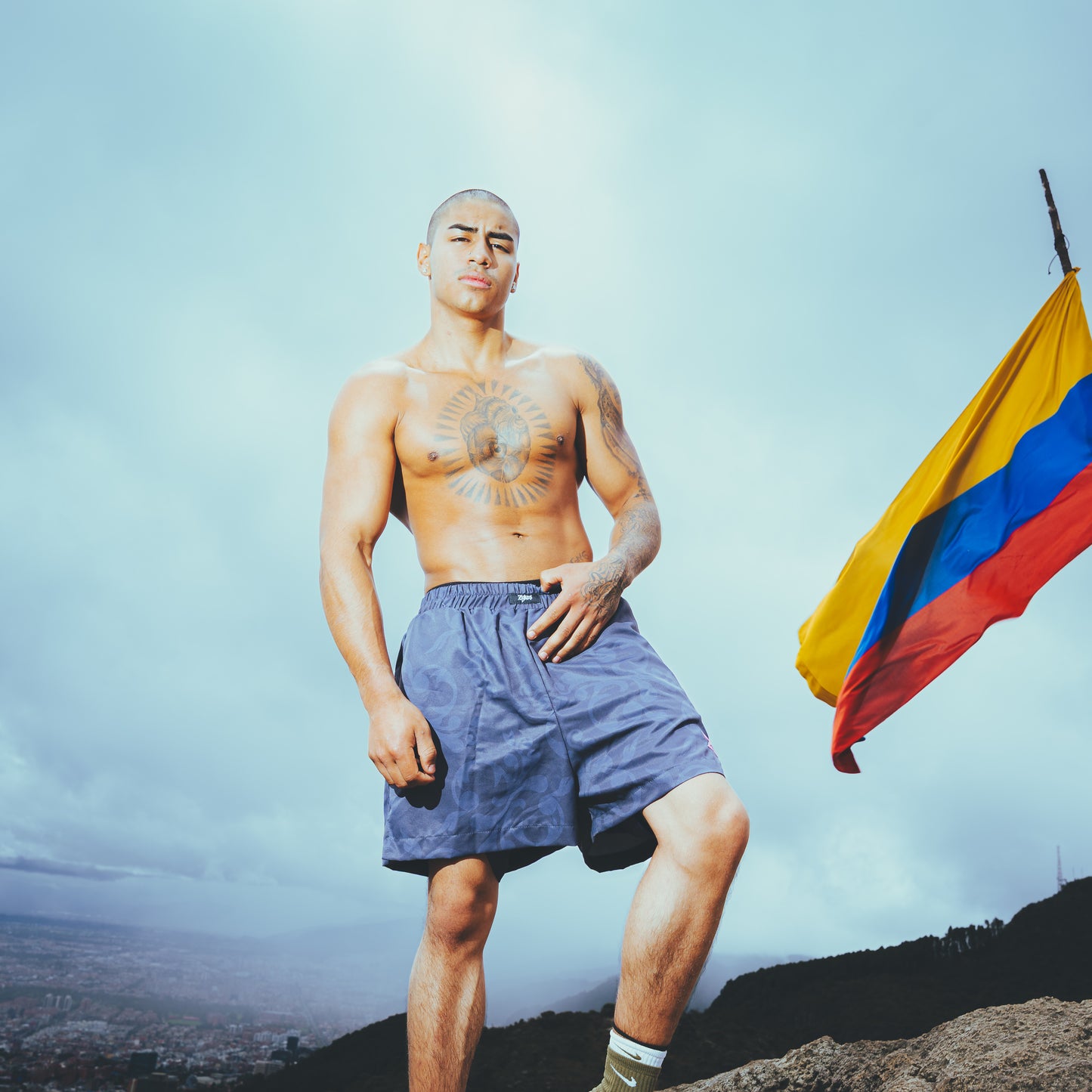 Wild Performance Short – Ashy Blue
