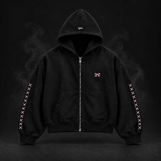 Black Rose Limited Edition Graphic Jacket - vista frontal
