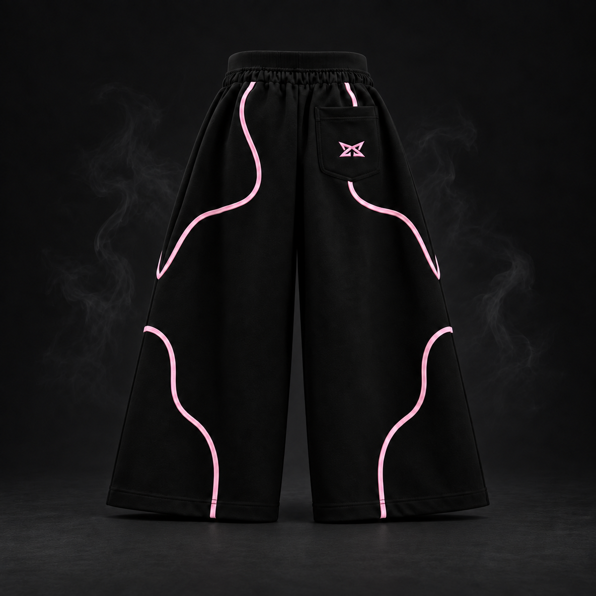 Botanic Graphic Pant Petal Pink - vista posterior
