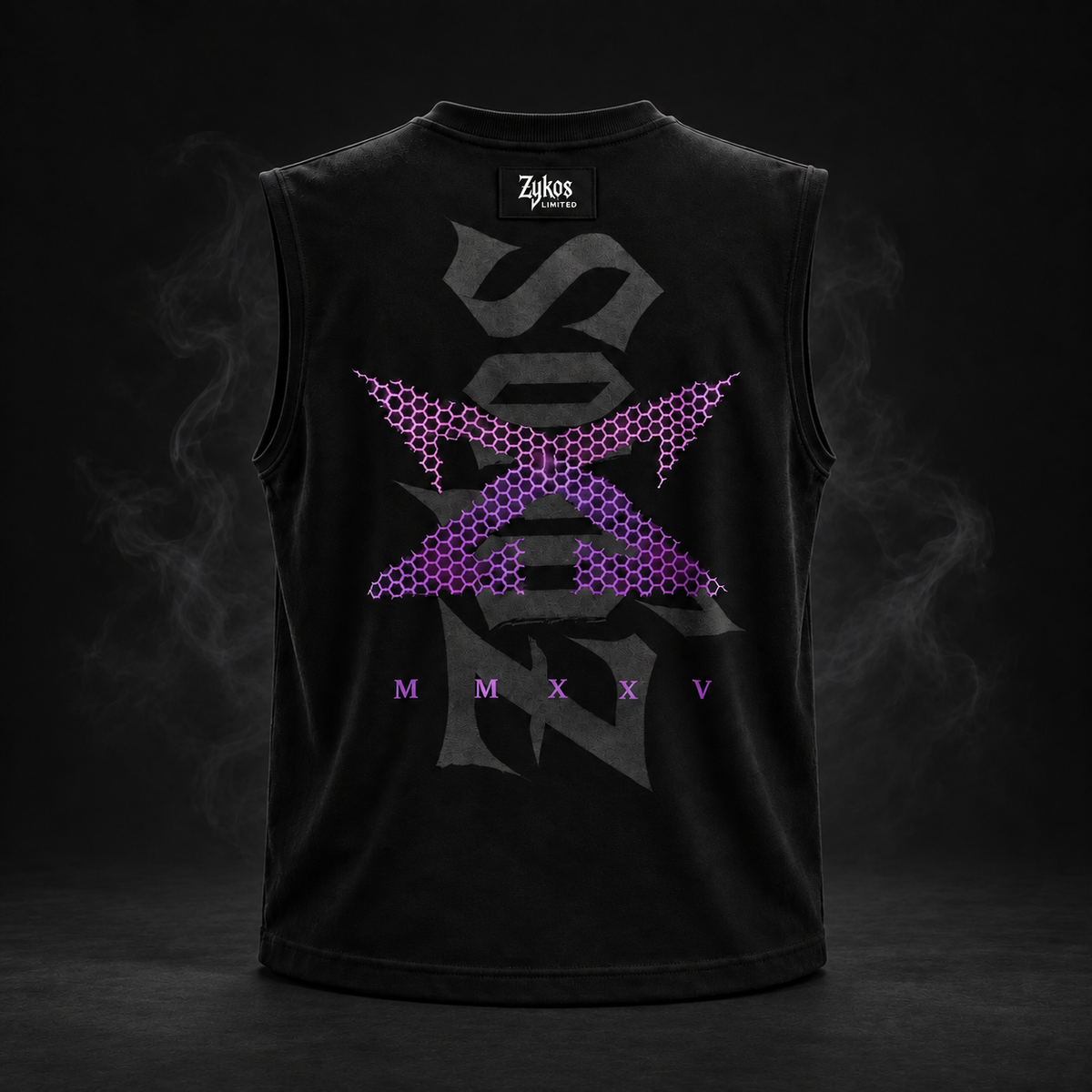 Wild Snake Graphic Tank - vista posterior con gráfico de serpiente